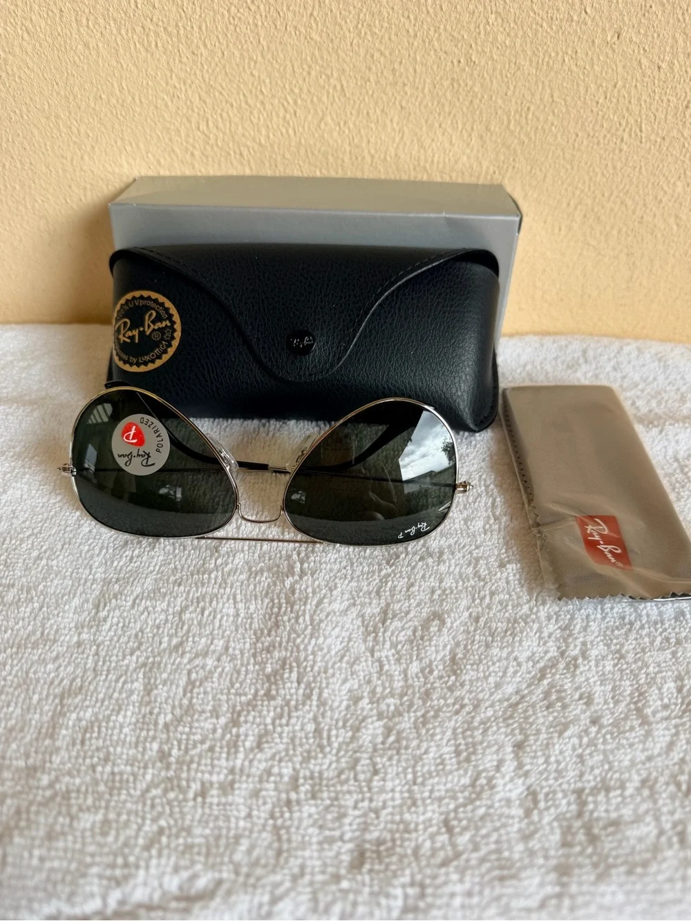 RAY-BAN UNISEX AVIATOR POLARIZED SUNGLASSES RB3025